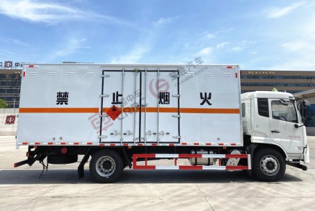 國六東風天錦6.2米/6.6米/6.8米易燃氣體廂式運輸車