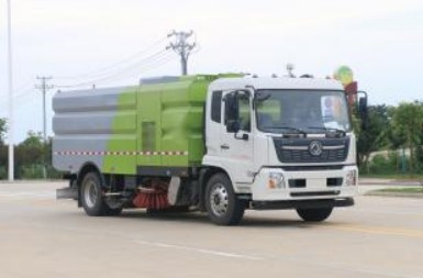 國(guó)六東風(fēng)天錦洗掃車_程力威牌CLW5180TXSD6型洗掃車